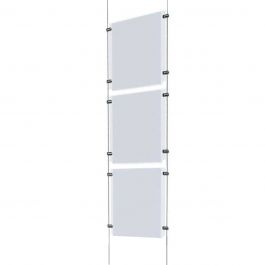 Protection plexiglas sur support bois - L.1500 x H.660 mm - Panostock